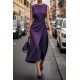 Women Fashion Casual Solid Color Round Neck Sleeveless Dress