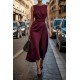 Women Fashion Casual Solid Color Round Neck Sleeveless Dress